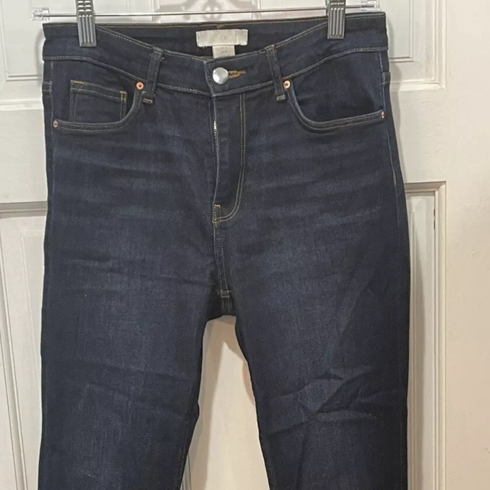 H&M  Dark Blue Skinny Denim Jeans Womens Size 4